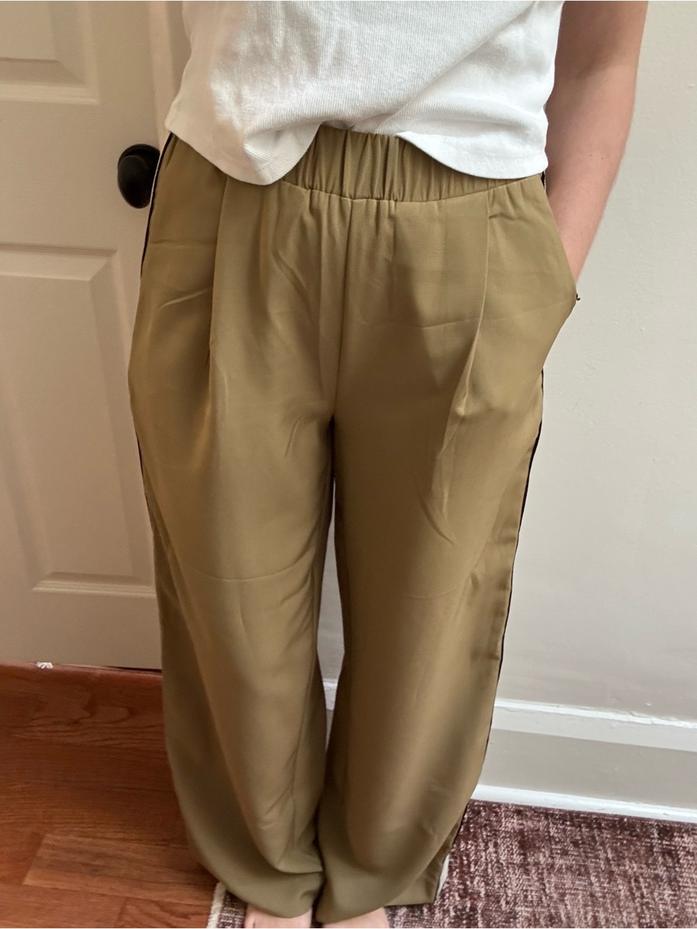 Anthropologie Bishop + Young Ford Side-Stripe Track Pants - Size S